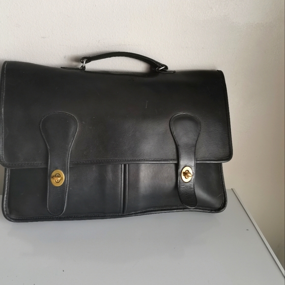 Coach Bags Coach Vintage Nyc Made Leather Briefcase Poshmark